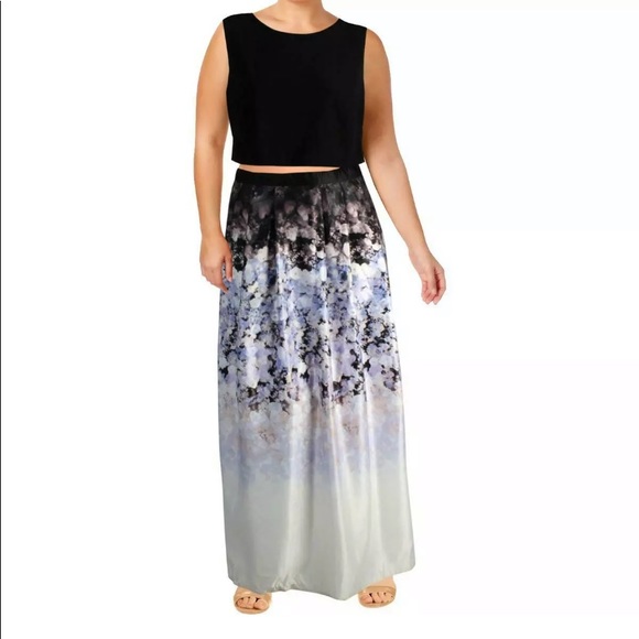 Back crop top dress with mesh insert 16w - Picture 1 of 1